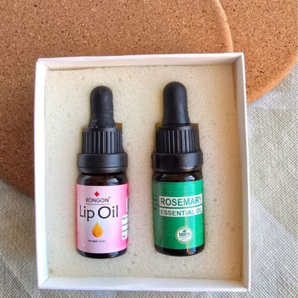 Rongon Gift Set 1- Lip Oil & Rosemary