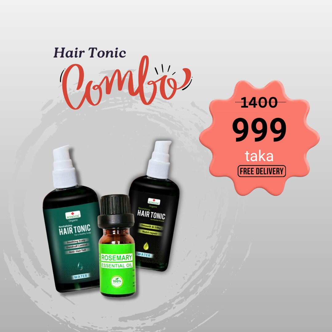 Hair Tonic Combo- ( Revitalizing-100ml, Nourishing-100ml, Rosemary-10ml)